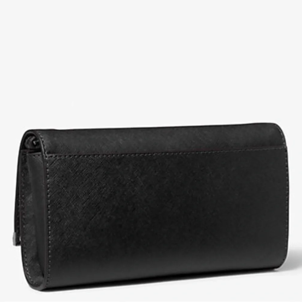 Michael Kors Black and Silver Clutch - Picture 2 of 4